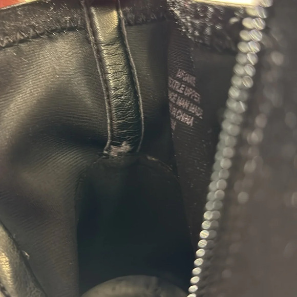 Marc Fisher Boots Black Satin Janie Zip Ankle Bootie Block Heel - Picture 8 of 9